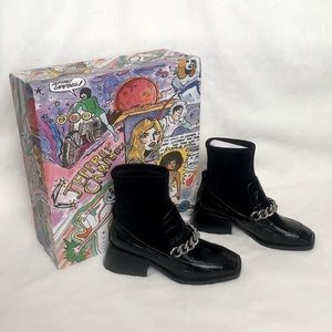 Jeffrey Campbell Patrik Sock Bootie 6.5